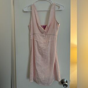 Francesca's Collections Light Pink Mini Dress
